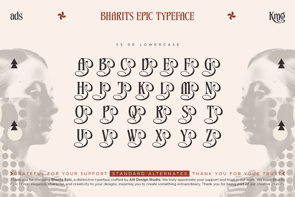 Bharits Epic Typeface, a Serif Font by alit design (Photo 17 of 20)
