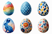 Easter Egg Pattern Clipart, an Illustration by Libby Wishes (Thumbnail 2 of 7)