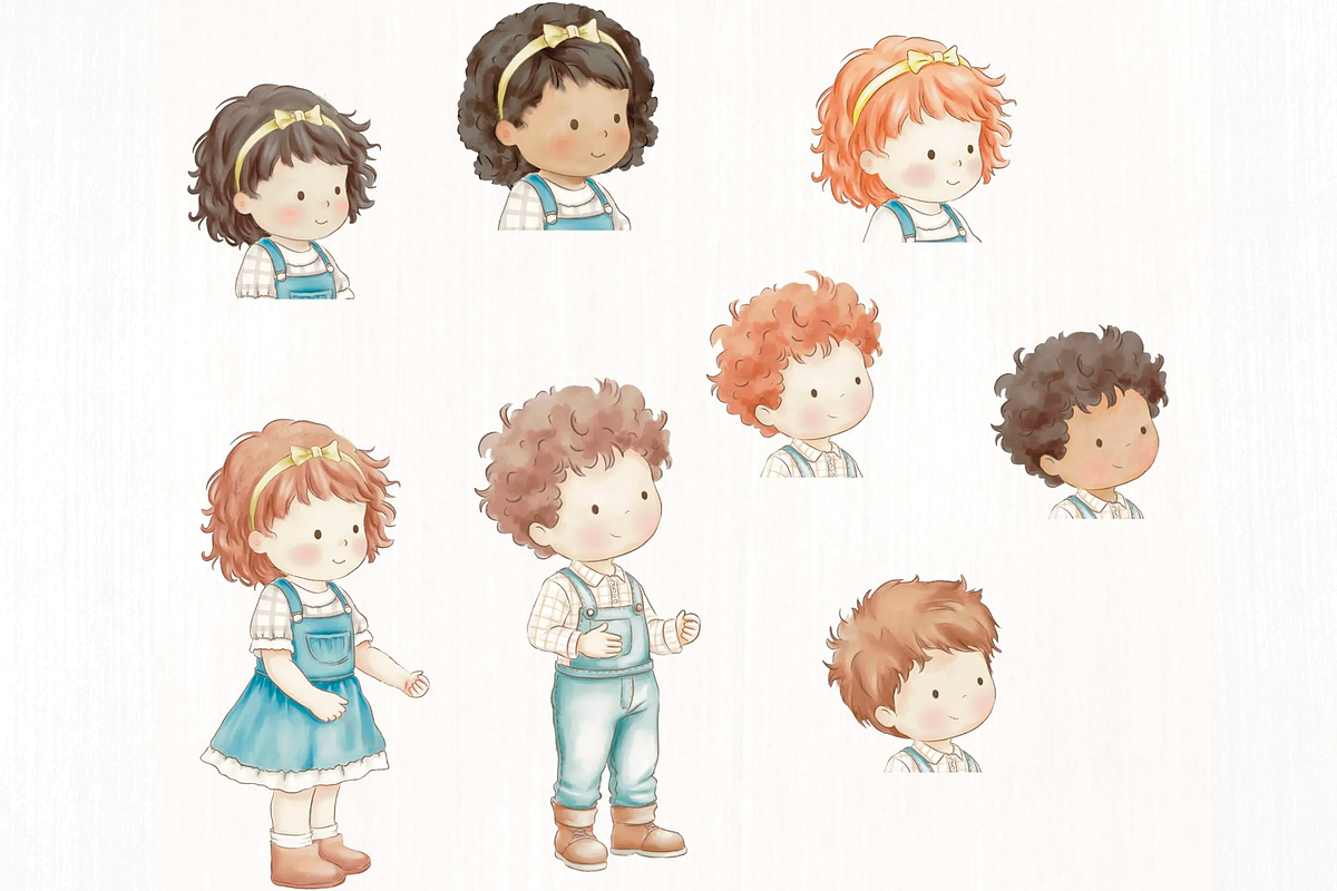 Farm Collection – Vintage Children's, an Illustration by Lolytop Studio (Photo 8 of 9)