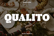 Qualito - Retro Display Font, a Serif Font by Luna Shop (Thumbnail 1 of 8)