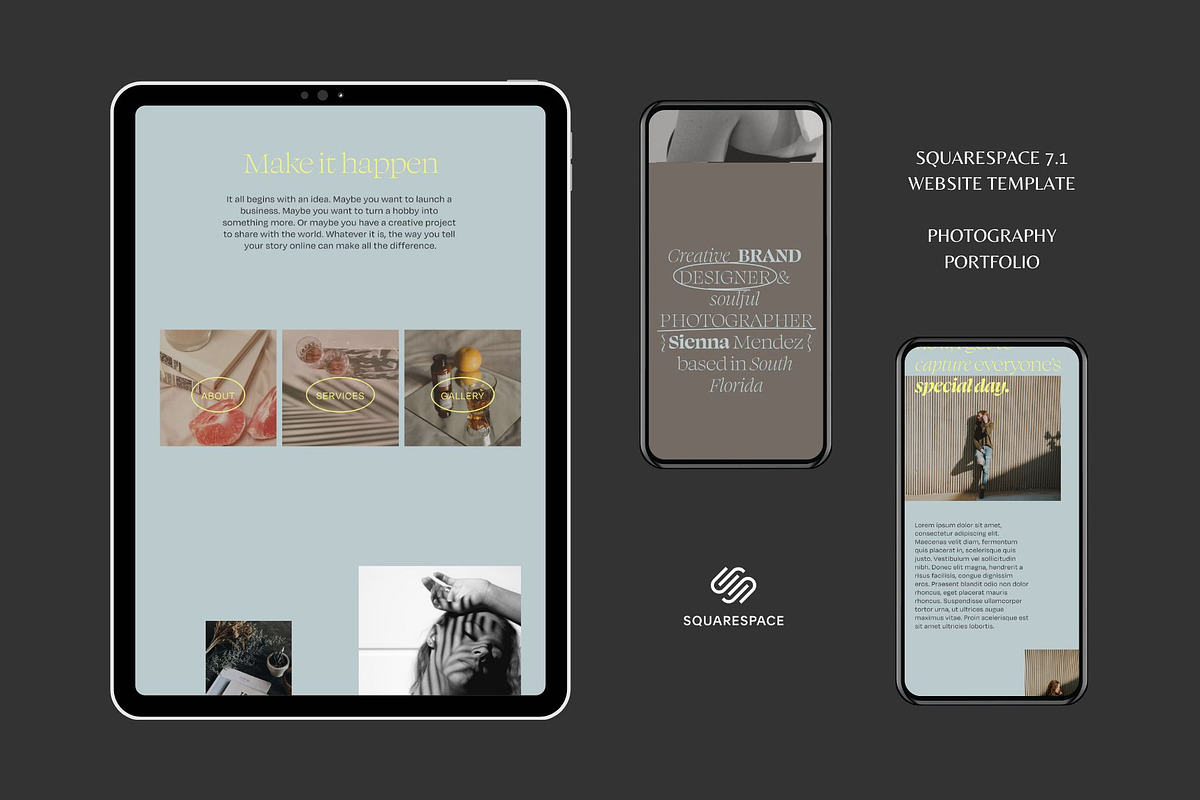 Photography Squarespace 7.1 Website, a Squarespace Template by Mozen Design (Photo 2 of 7)