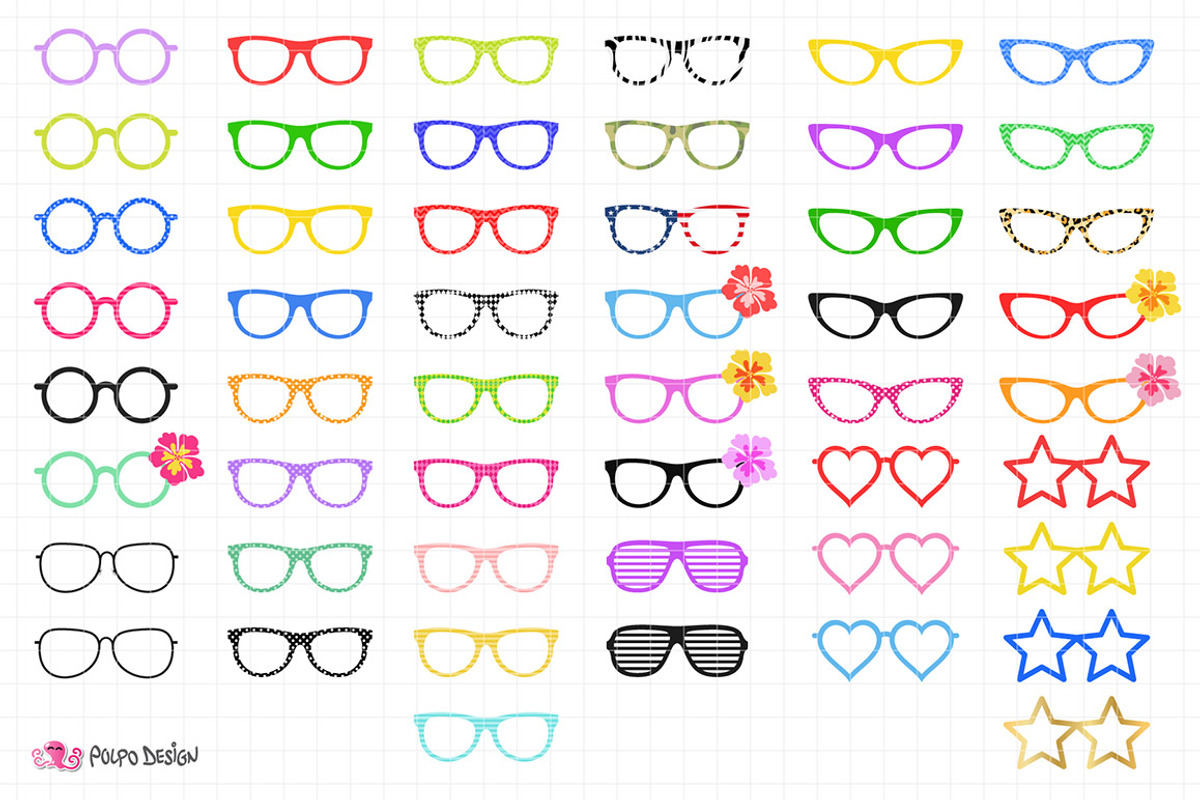 50 Glasses clipart, an Object Graphic by PolpoDesign (Photo 3 of 3)