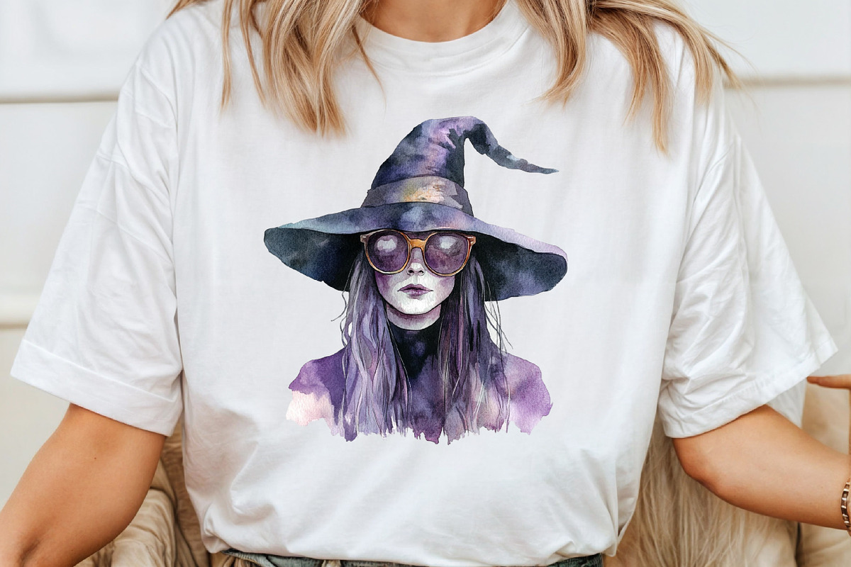 Funny Witch Halloween Bundle, an Illustration by Pixels.Craft (Photo 4 of 7)
