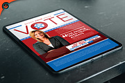 Vote Election Flyer Template, a Flyer Template by SeraphimChris (Thumbnail 2 of 4)