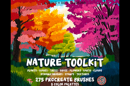 Procreate Nature Brush Toolkit
