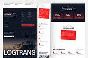 Freight and Logistics Website UI, an UI Kit Template by peterdraw (Thumbnail 5 of 7)