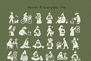 Cottage Living Illustration Icon Set, a Decorative Illustration by anastasiia.art (Thumbnail 5 of 8)