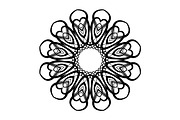 Elegant Mandala Line Art Collection, a Decorative Illustration by NJ Himel (Thumbnail 8 of 101)