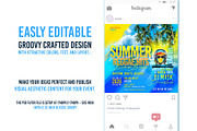 Summer Reggae Hits Flyer Template, a Flyer Template by The Design For Co. (Thumbnail 2 of 3)