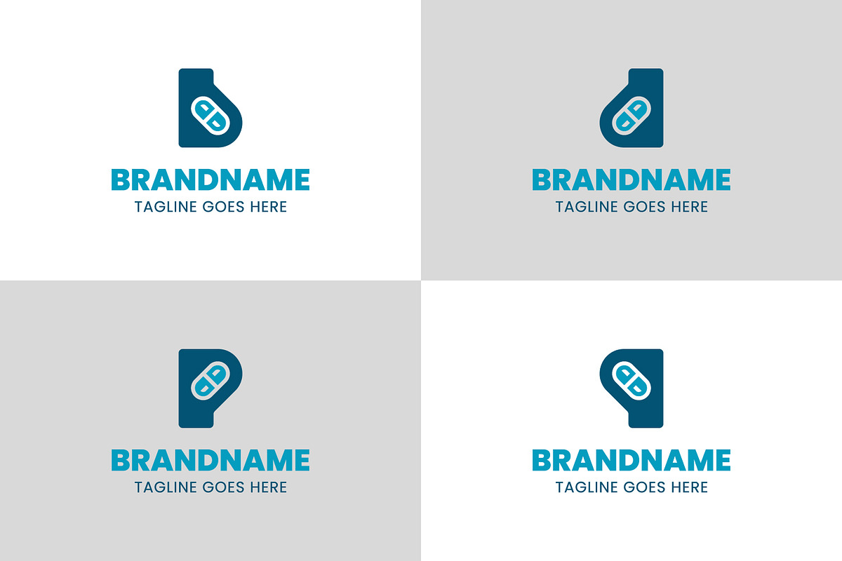 Letter B D P Q Pill Capsule Logo, a Branding & Logo Template by Pray Art Design Studio (Photo 1 of 2)
