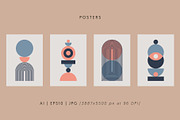Mid-Century Modern Posters, a Decorative Illustration by Léo Alexandre (Thumbnail 7 of 11)