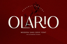 Olario - Sans Serif Font