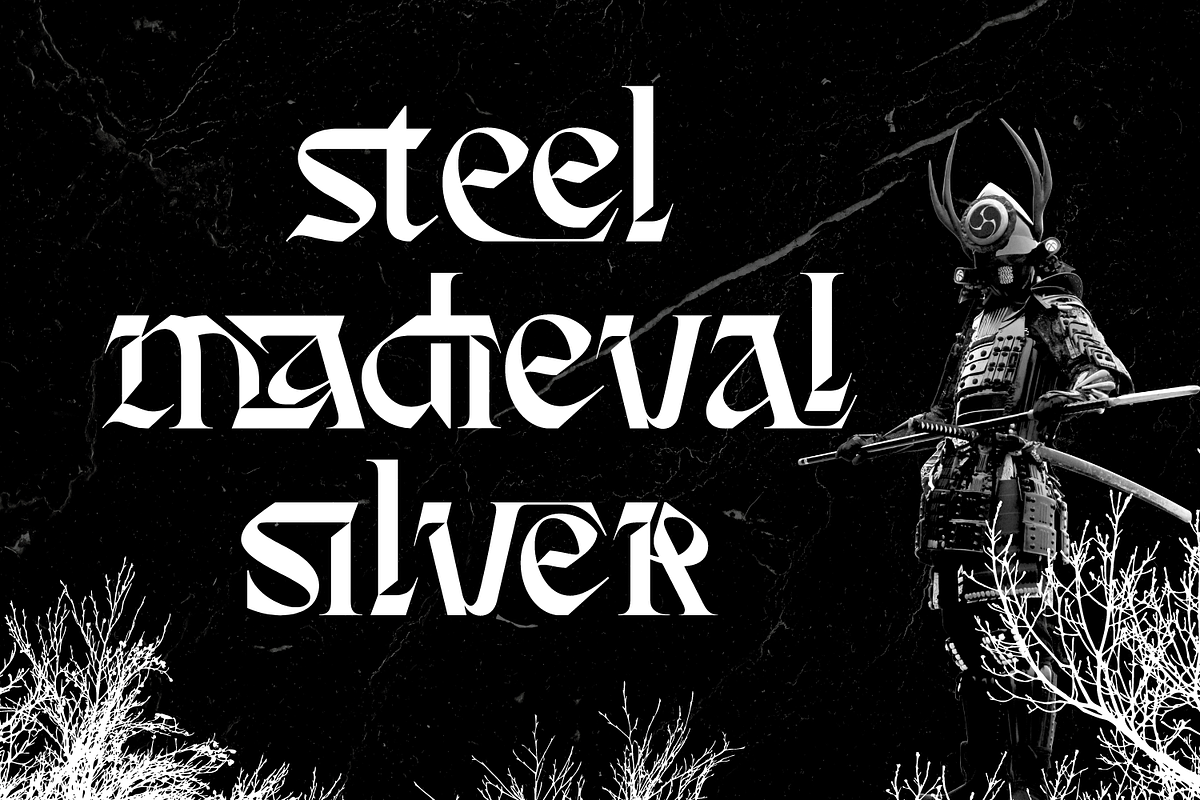 Emotional Restraint Font, a Blackletter Font by 177Studio (Photo 3 of 8)