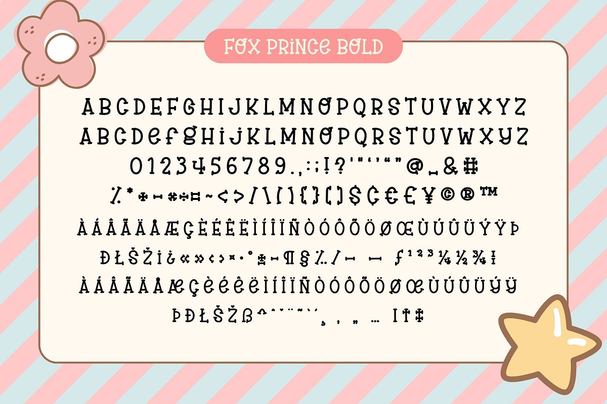 Fox Prince: 4 font styles, a Slab Serif Font by Fox7 By Rattana (Photo 8 of 12)