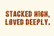 Burger Font, a Sans Serif Font by Handmadefont (Thumbnail 5 of 11)