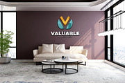 PSD Office Interior Wall Mockup, a Product Mockup by Ayy (Thumbnail 8 of 17)