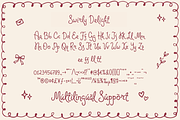 Swirly Delight - Handwritten Font, a Handwritten Font by Sronstudio (Thumbnail 10 of 10)