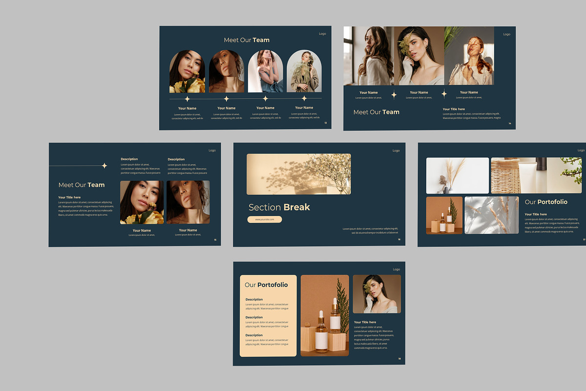 Aesthetic Power Point Template, a Presentation Template by Recreative (Photo 4 of 6)