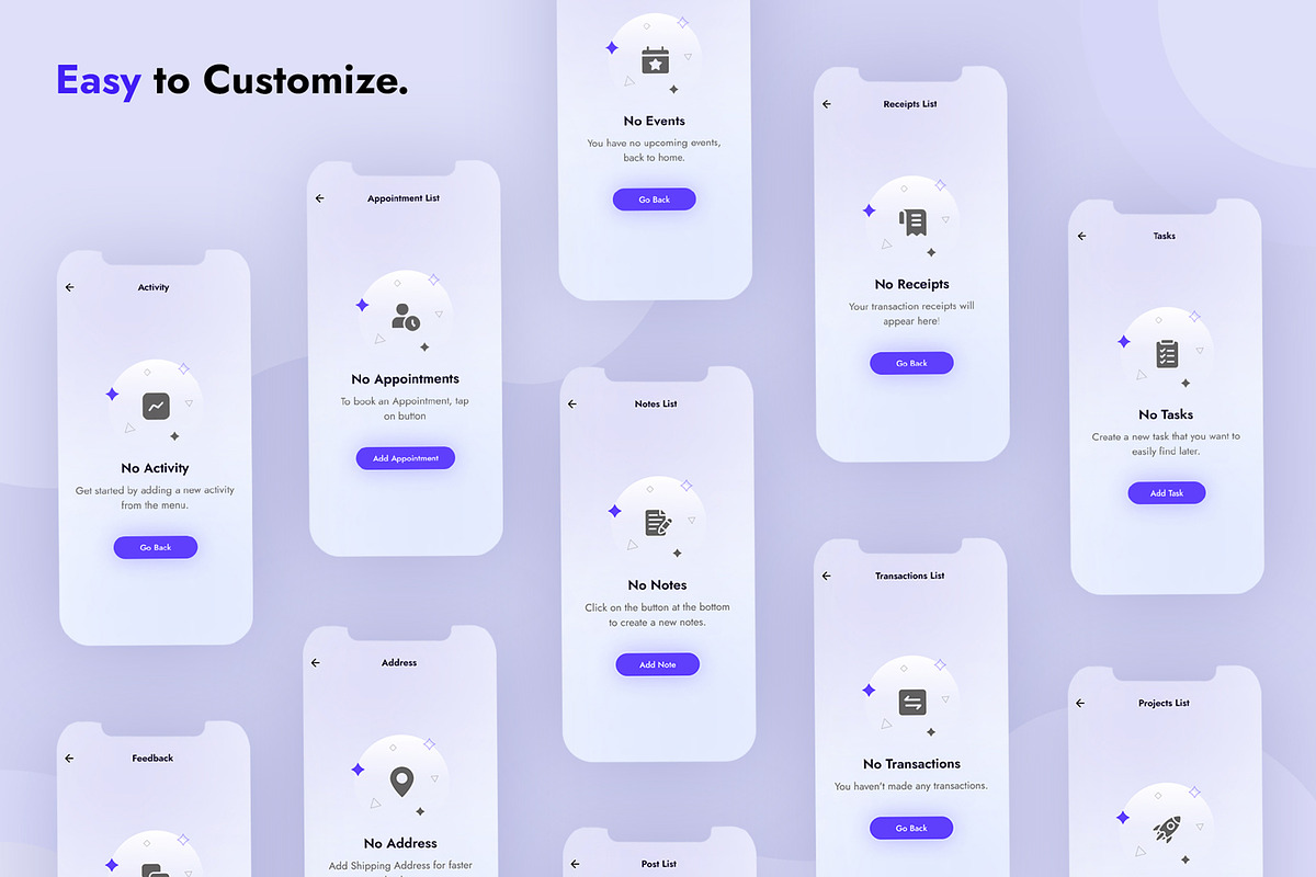 Empty States, an UI Kit Template by Youme Techworld (Photo 3 of 6)