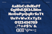Second Time - Bold and Expanded Font, a Sans Serif Font by RagamKata (Thumbnail 10 of 10)