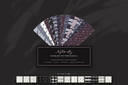 Night Sky Seamless Pattern Bundle, a Pattern Graphic by The October Creative (Thumbnail 12 of 12)