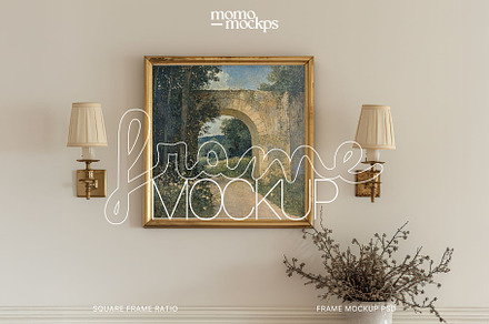 Traditional Frame Mockup | PSD, a Household Mockup by momomockps