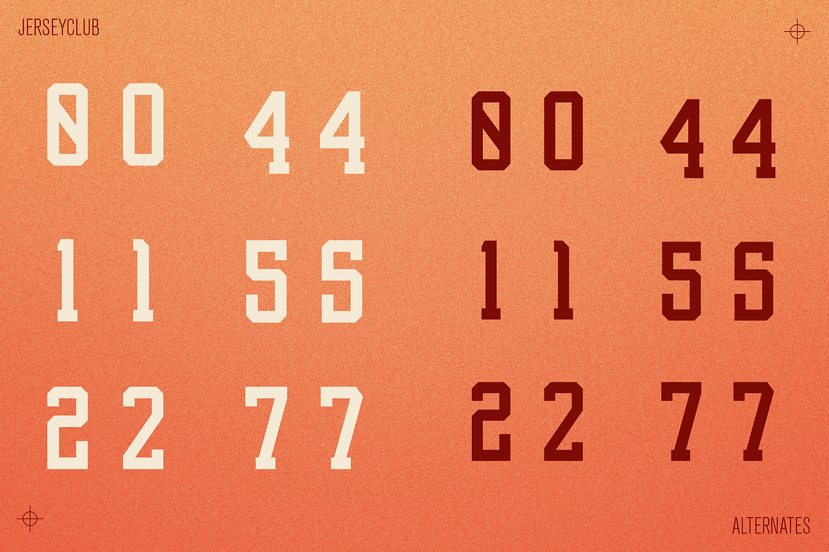 JERSEYCLUB Family, a Font by ROYALCLUB (Photo 13 of 27)