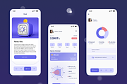 CryptoWallet App UI kit, an App Template by Zhenya_ux (Thumbnail 2 of 6)