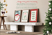 Fun Quirky Christmas Posters, a Background Graphic by Essentially Nomadic (Thumbnail 2 of 12)