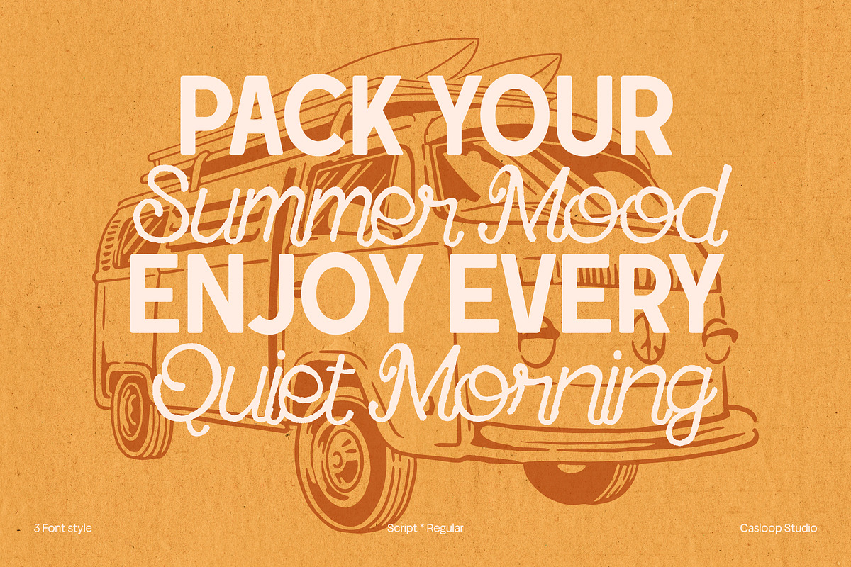 Tirah Monk – Script & Sans Font Duo, a Sans Serif Font by Casloop Studio (Photo 4 of 10)