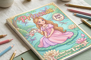 Magical Princess Coloring Book Vol31, a Person Illustration by ikarifq shop (Thumbnail 2 of 7)
