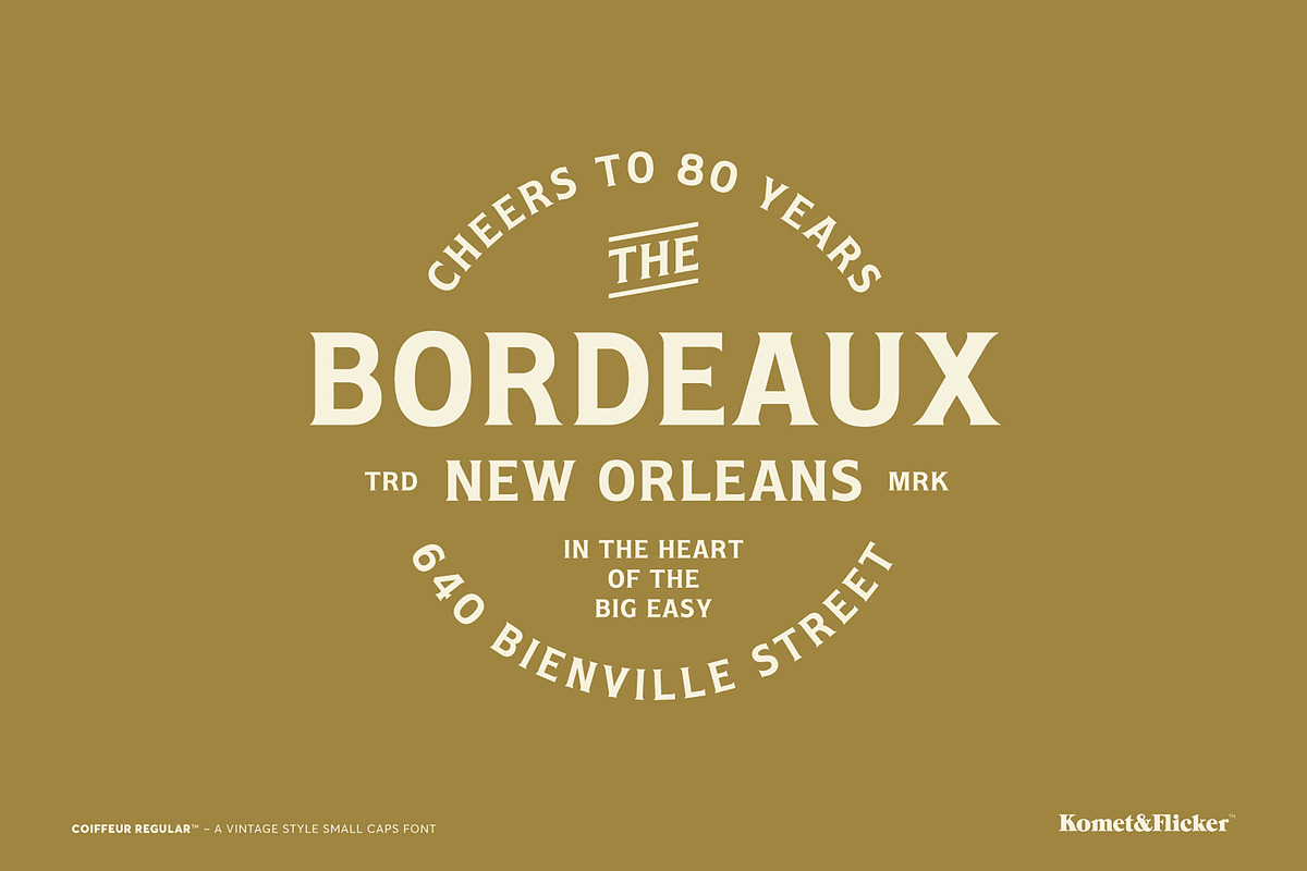 The Vintage Style Three Font Bundle, a Serif Font by Komet & Flicker (Photo 5 of 15)