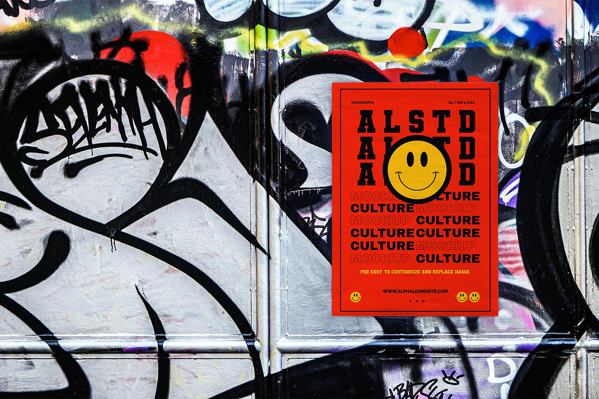 Mockup Poster Urban Pack 1, a Product Mockup by Alphaleonis_std (Photo 1 of 4)