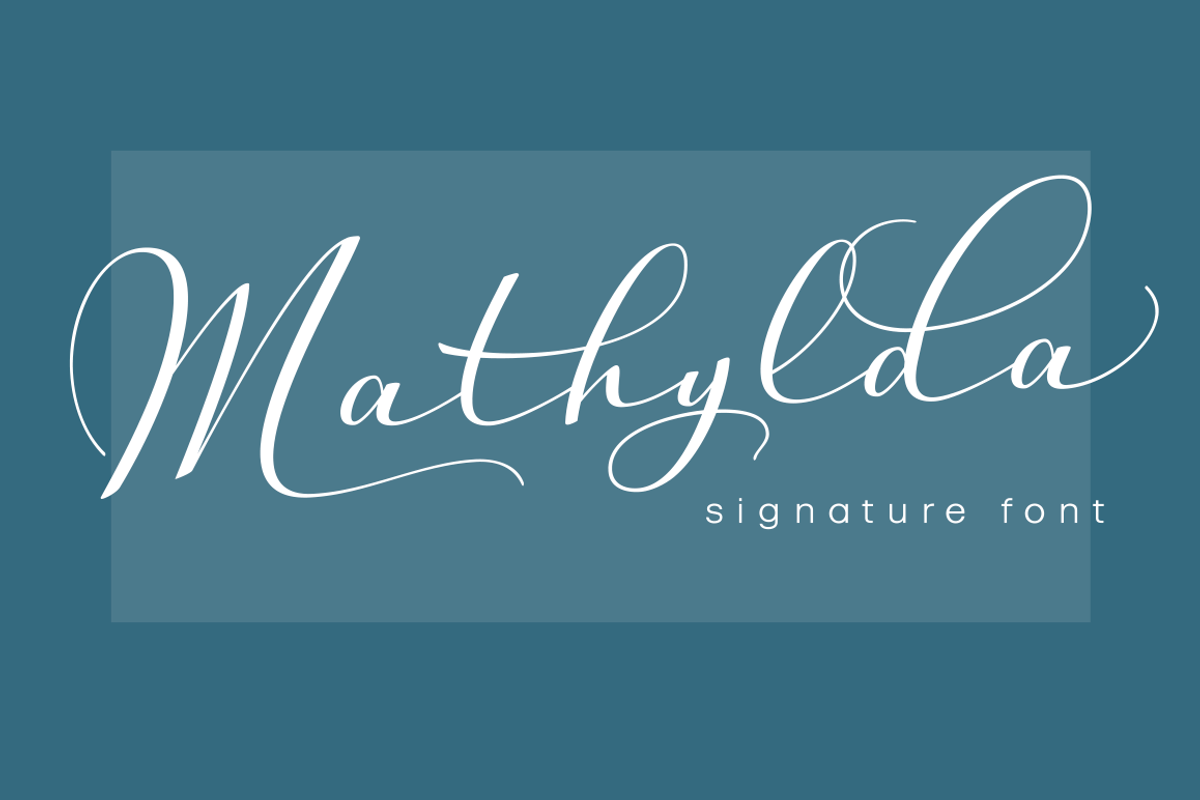 Mathylda Script preview 2