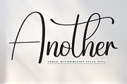 Another | Script Font, a Script Font by Scratchones (Thumbnail 1 of 9)