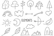 Woodland scandi animals, an Animal Illustration by cutelevindesign (Thumbnail 3 of 9)