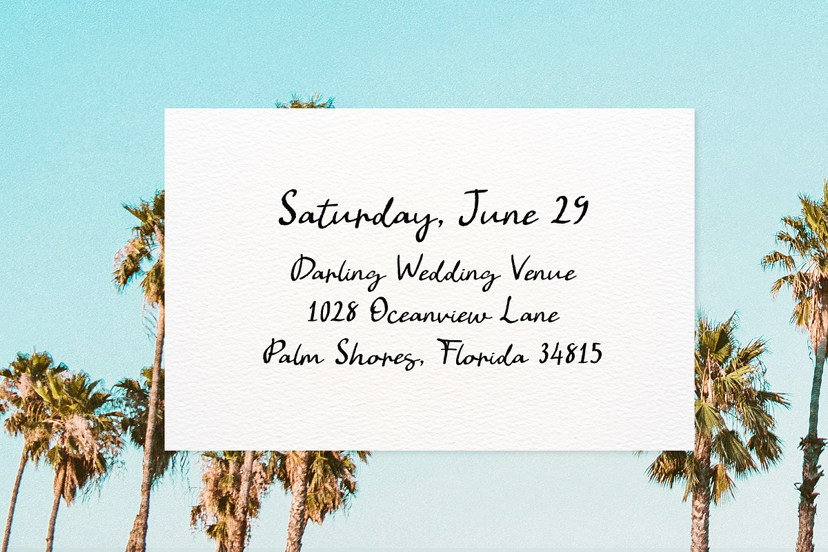 Bon Appetit Darling Pencil Script, a Handwritten Font by Kaya Fonts (Photo 27 of 44)