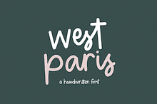 West Paris | Handwritten Font