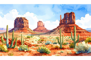 Iconic desert landscape with red, a Nature Photo by Igor Tichonow