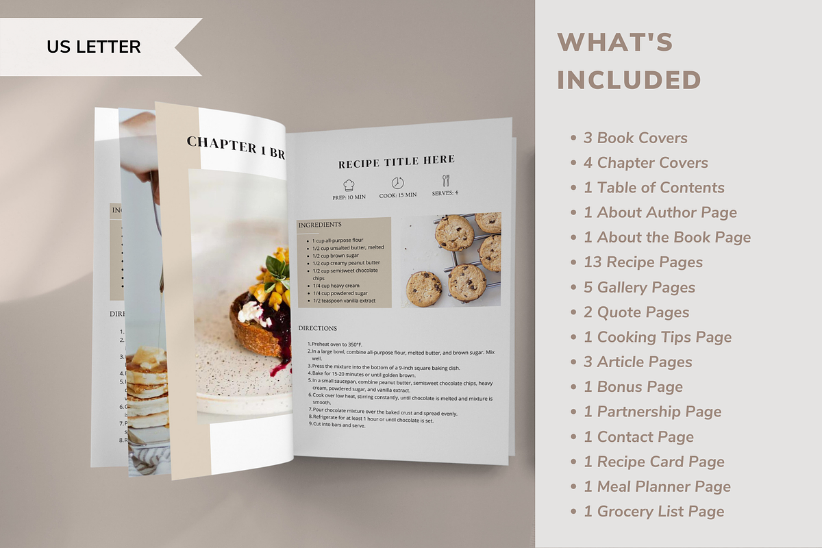 Recipe Book Template CANVA, a Templates & Theme by OrganizationOasisRo (Photo 2 of 10)