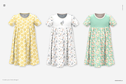 Kids dress mockup, a Bottom Mockup by Irena Matiash shop (Thumbnail 4 of 4)