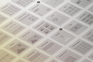 Website Wireframe Kit, a Wireframe Template by Tugcu Design Co.