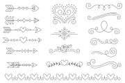 Hand drawn elegant dividers, an Object Graphic by Tiger and Flower (Thumbnail 14 of 16)