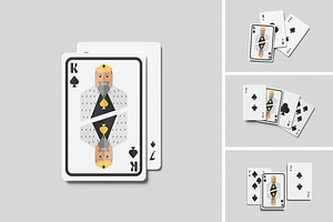 Poker Card Mockup, an Advertising Mockup by swsi-studio