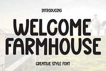 Welcome Farmhouse | Script Font