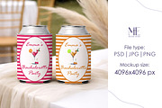 Two Can Cooler Mockup Drink Holder, a Cups & Container Mockup by Mie Mockup Studio (Thumbnail 2 of 8)
