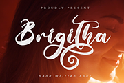 Brigitha // Elegant Script Font, a Script Font by Aldedesign (Thumbnail 1 of 10)