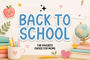 Back To Craft- Cute Handwritten Font, a Handwritten Font by KiddoGlyphs Studio (Thumbnail 2 of 5)