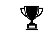 Bold winner trophy cup icon, an Illustration by Amazin_art (Thumbnail 8 of 29)