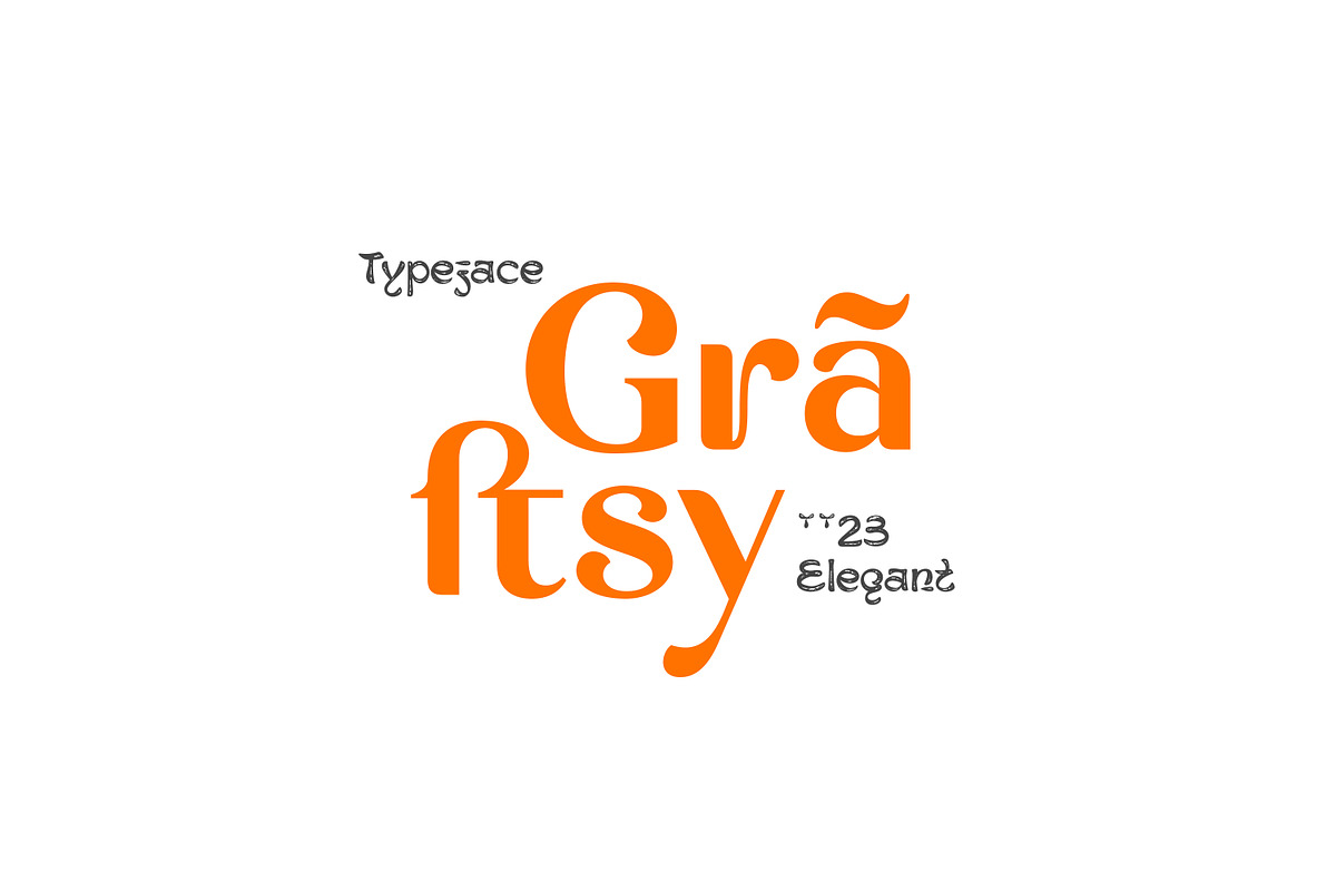 Graftsy Typeface, a Sans Serif Font by Saystype (Photo 2 of 9)